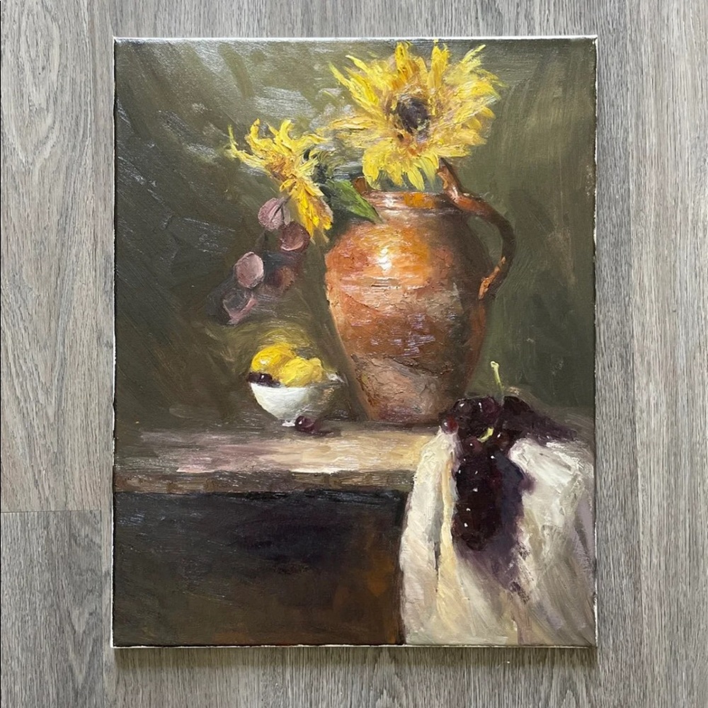 Oil painting-still life